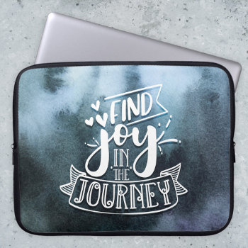 Find Joy In The Journey Watercolor Electronics Bag by DoodlesGiftShop at Zazzle