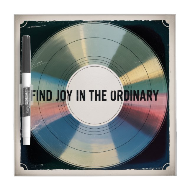 Find Joy In The Ordinary Dry Erase Board (Front)