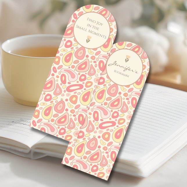 Find Joy in the Small Moment Personalized Bookmark (Personalized Inspirational Bookmark for Readers, Teachers, and Friends)