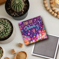 Find Joy Inspirivity Purple Fun Floral Inspiring