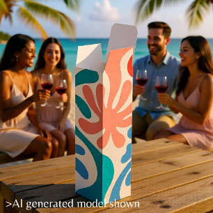Find Me Under the Palms Tropical Summer Parties Wine Box
