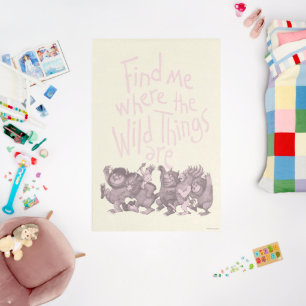Find Me Where the Wild Things Are Rug