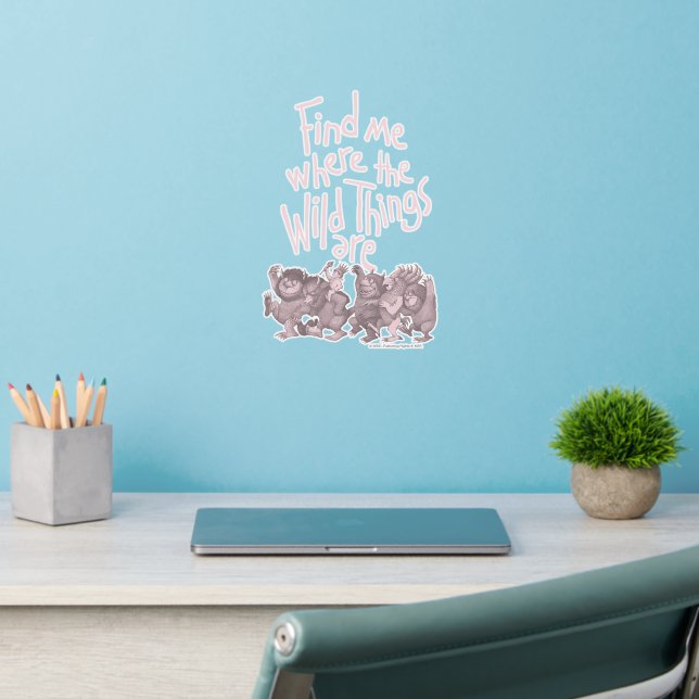 Find Me Where the Wild Things Are Wall Decal (Home Office 2)