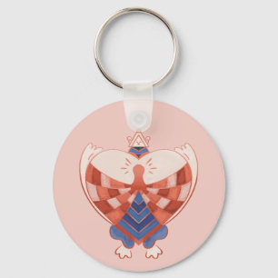 Find My Heart: Heart-shaped Lock Block Keychain