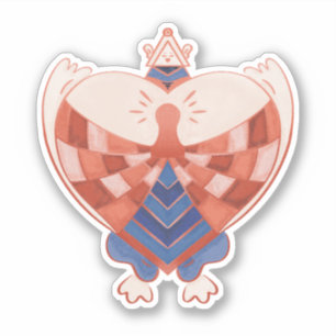 Find My Heart: Heart-shaped Lock Block Sticker