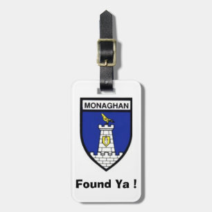 Find My Luggage Personalized Monagh County ID Tag. Tag
