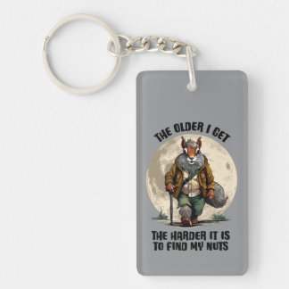 Find My Nuts - funny squirrel Keychain