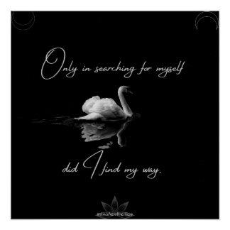 Find My Way Glossy Poster