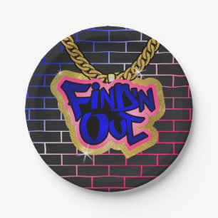 Find 'N Out Plate! Hip Hop! Paper Plates