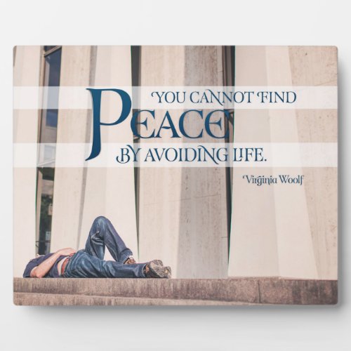 Find Peace Plaque