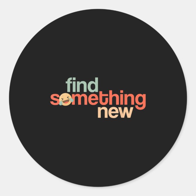 Find Soing New Funny Sarcastic Trump Slogan Quote  Classic Round Sticker (Front)