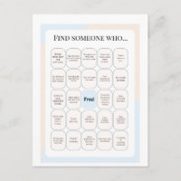 Find Someone Who Classroom Bingo Activity