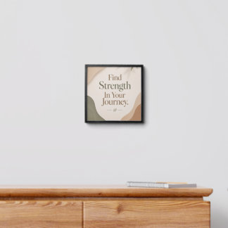 Find Strength In Your Journey – Deep Layered Abstr Peel And Stick Photo Tile