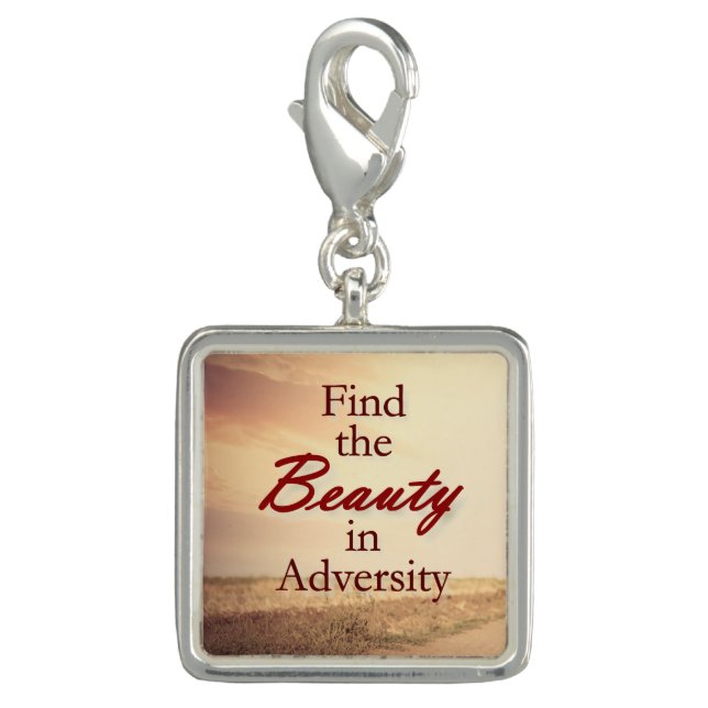 Find the Beauty in Adversity charm (Front)
