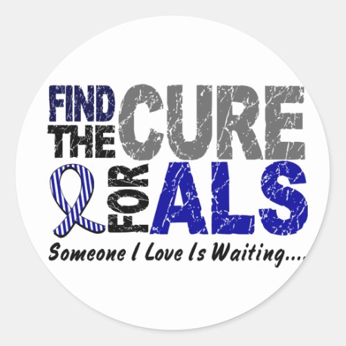 Find The Cure 1 ALS Classic Round Sticker