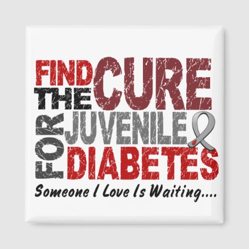 Find The Cure 1 JUVENILE DIABETES T_Shirts  Gifts Magnet