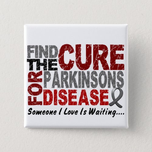 Find The Cure 1 PARKINSONS DISEASE T_Shirts Button