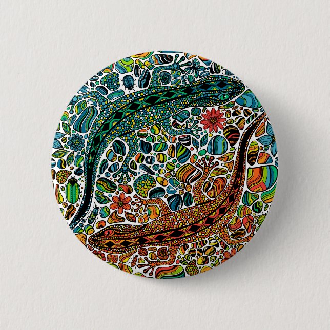 Find the geckos button (Front)