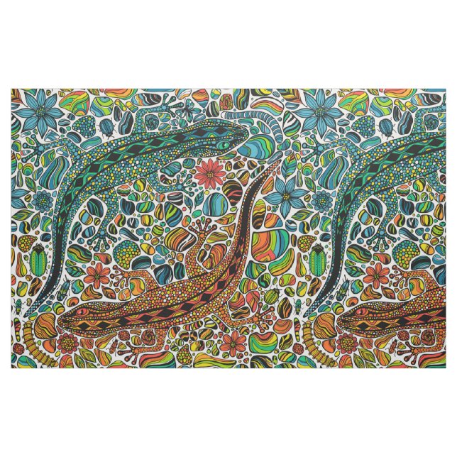 Find the geckos fabric (Fat Quarter)