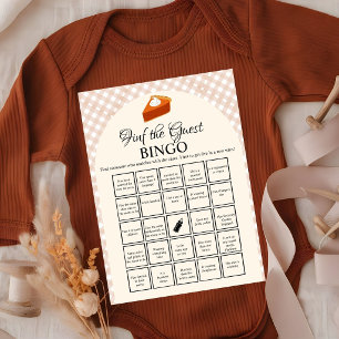 Find the Guest Baby shower bingo Game Card