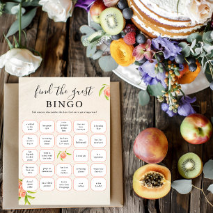 Find the Guest Bingo Bridal Shower Card