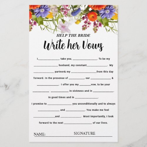 Find the Guest Bridal Shower Game