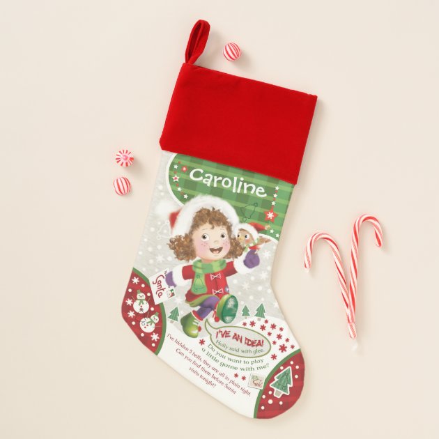 little girl christmas stocking