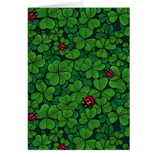 Find the lucky clover cards