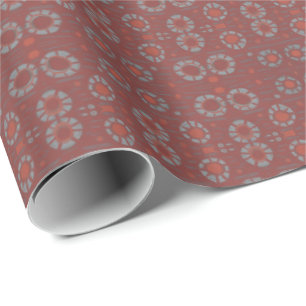 "Find the rabbit" rustic pattern, earth tones Wrapping Paper
