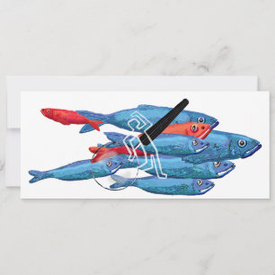 Find the red herrings crime mystery party invitation