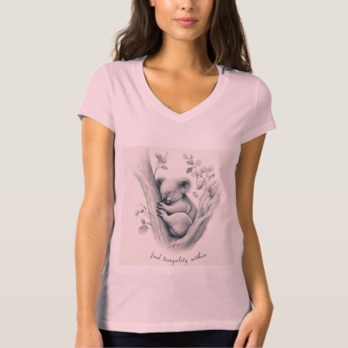 Find Tranquility Within Koalas Serenity T_Shirt