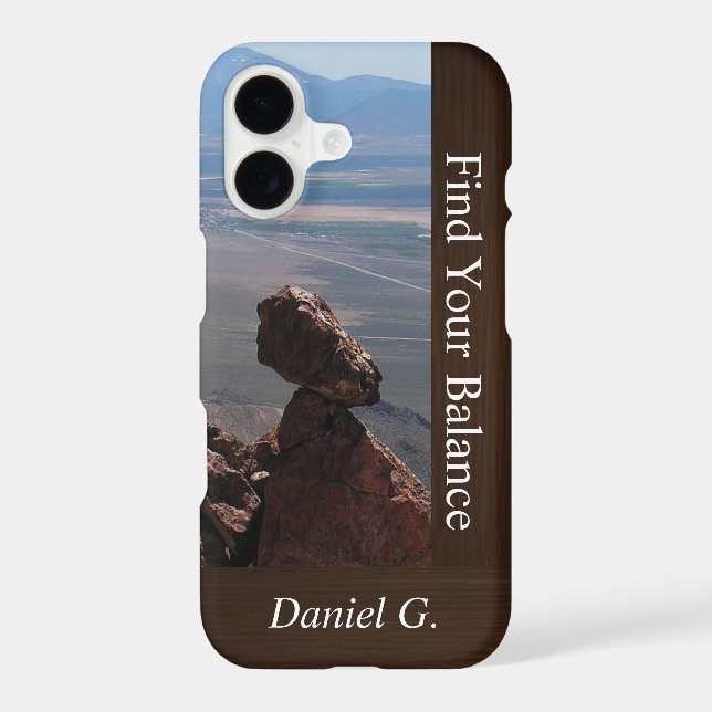 Find Your Balance Boulder Case-Mate iPhone Case (Back)