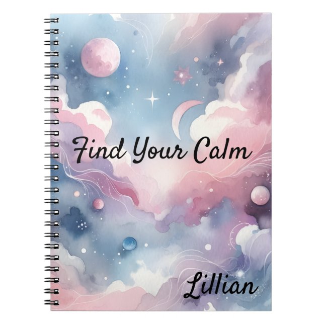 Find Your Calm Celestial Journal (Front)