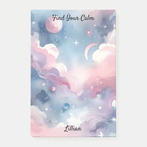 Find Your Calm Celestial Journal Post_it Notes