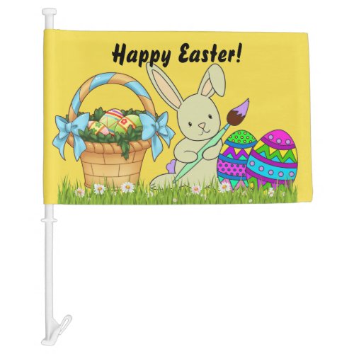 FIND YOUR CAR in the Parking Lot Easter FLAG