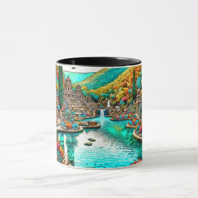 Find Your Fiesta in Mexico  Mug (Center)