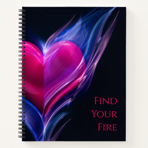 Find Your Fire Inspirational Notebook