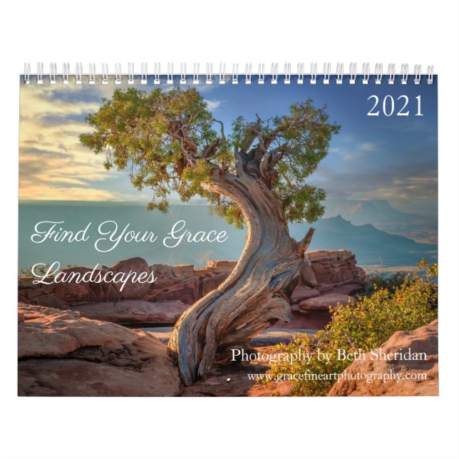 Find Your Grace Landscapes 2021 Calendars (Cover)