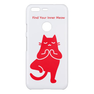 Find Your Inner Meow Red Cat iPhone Case