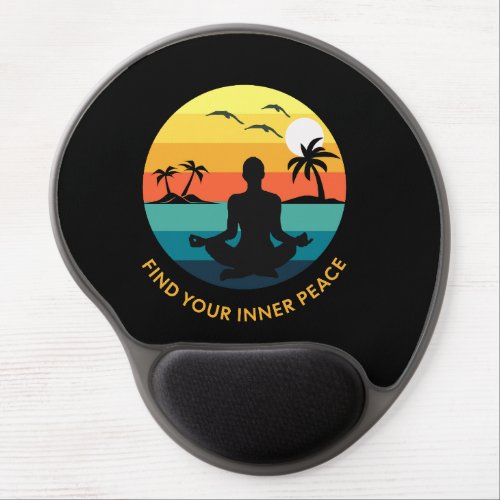 Find Your Inner Peace Gel Mouse Pad