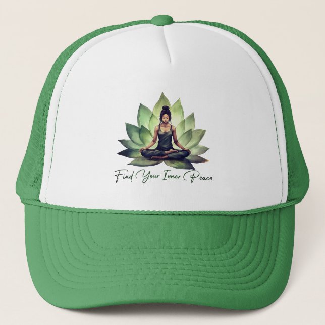 Find your inner peace trucker hat (Front)