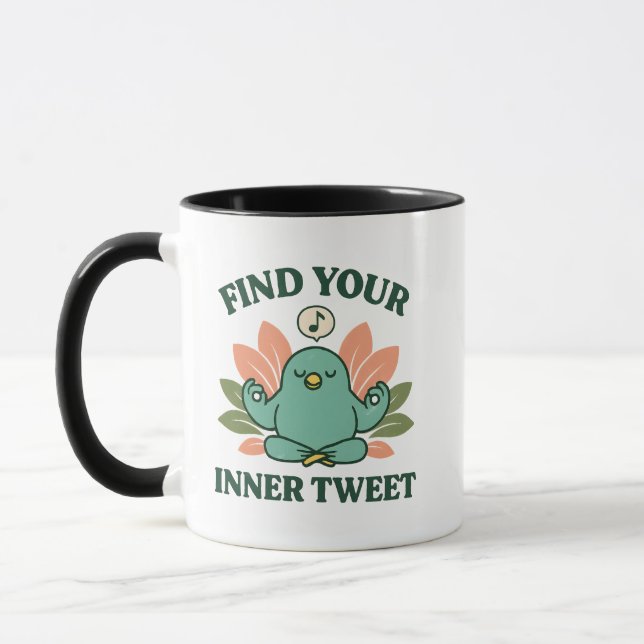 Find Your Inner Tweet Bird Design Mug (Left)