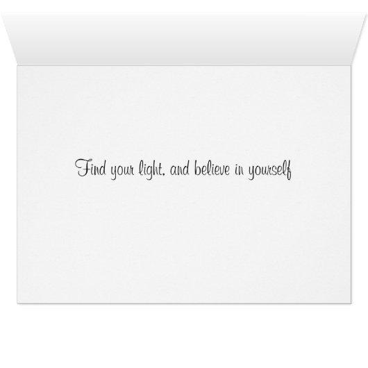 Find Your Light Card (Inside Horizontal (Bottom))