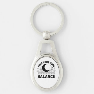 Find Your Own Balance  Keychain