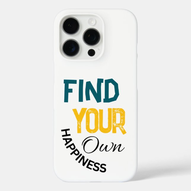 Find your own happiness  Case-Mate iPhone case (Back)