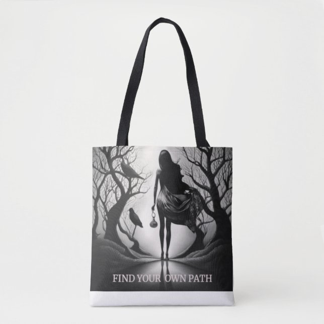 Find your own path tote bag (Front)