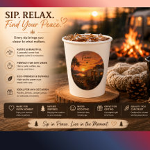 Find Your Peace Rustic Sunset Camper Mug | Cozy Na
