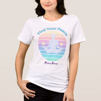 Find Your Peace t-shirt by Pickle Peace Tri-Blend Shirt