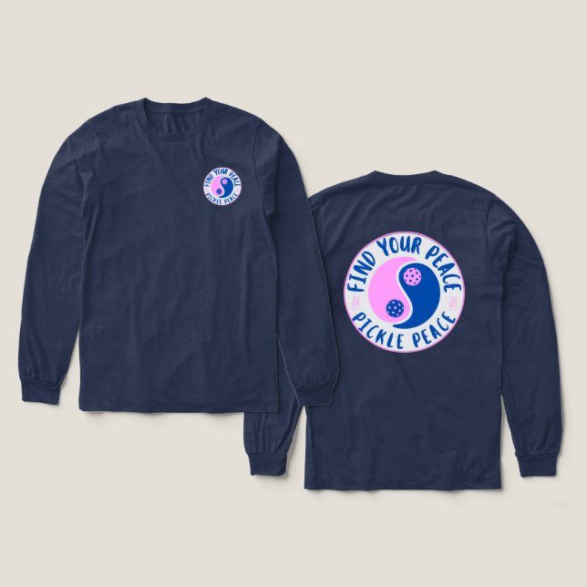Find your peace ying yang Tri-Blend shirt (Design Front & Back)