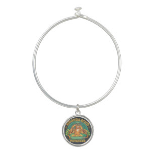 Find your Pot of Gold Green-filled Day of Joy! Bangle Bracelet